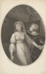 Mr. Dimond en Miss Wallis in de rollen van Romeo en Julia, 1 mei 1796
