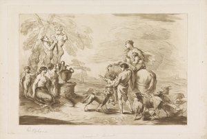 Offer aan Pan door Francesco Bartolozzi