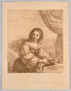 Sophonisba, met een kom door Francesco Bartolozzi
