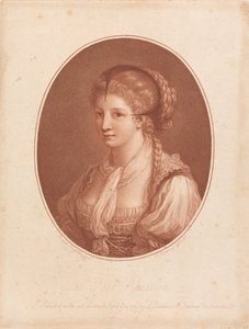 De schone Elzasserin door Francesco Bartolozzi