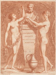 Eintrittskarte: Anacreontic Society Meeting door Francesco Bartolozzi