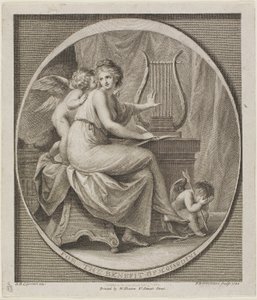 Ticket voor het voordeel van M. Gardini door Francesco Bartolozzi