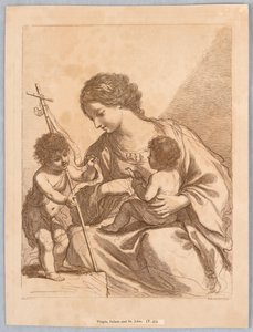 Maagd, kind en Sint Jan