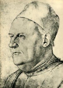 Portret van een Venetiaanse senator, 1487, 1943 door Francesco Bonsignori
