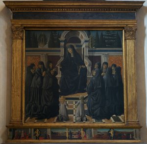 Santa Monica met Augustijner Zusters, 1470