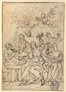 De dood van St. Joseph door Francesco Coghetti