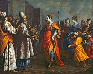 De Triomf van Judith, c.1620-30 door Francesco Curradi