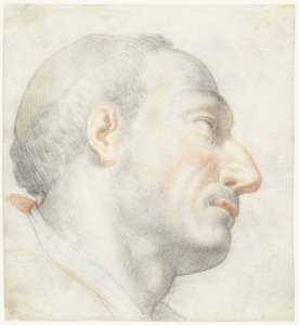 Het hoofd van San Carlo Borromeo door Francesco Furini (attributed to)