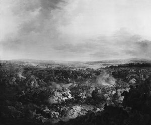 De Eerste Dag van de Slag bij Fribourg, 3 augustus 1644
