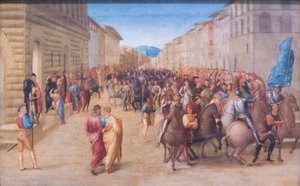De intocht van Karel VIII in Florence