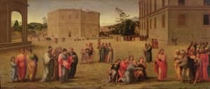 Jozef presenteert zijn vader en broers aan de farao, c.1515