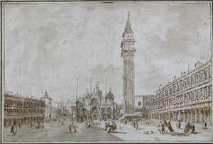 Piazza San Marco, Venetië, 1780s
