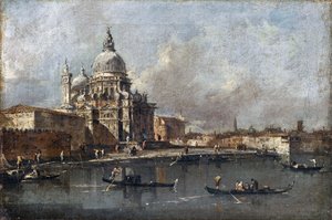 Santa Maria della Salute, Venetië, ca. 1780 door Francesco Guardi