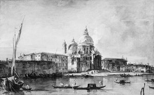 Santa Maria della Salute door Francesco Guardi