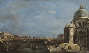 Het Grote Kanaal, Venetië, ca. 1760 door Francesco Guardi