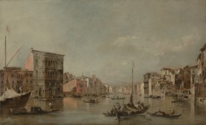 Het Grote Kanaal in Venetië met Palazzo Bembo, ca. 1768