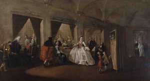 De parlor van de nonnen in San Zaccaria