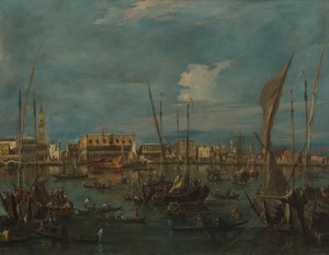 Venetië vanaf het Bacino di San Marco, ca. 1765 door Francesco Guardi