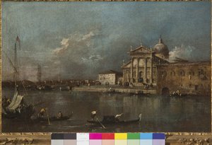 Uitzicht op San Giorgio Maggiore vanaf de Giudecca