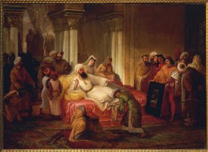 Gentile Bellini (1429-1507) en Mehmet II (1430-1481)