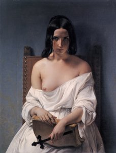 Italiaans:  La Meditazione Meditatie over de geschiedenis van Italië door Francesco Hayez