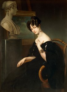 Portret van Cristina Trivulzio Belgiojoso door Francesco Hayez
