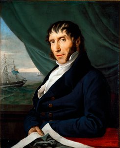 Portret van Francesco Peloso, belangrijkste mecenas