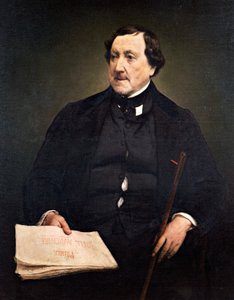 Portret van Gioachino Rossini door Francesco Hayez