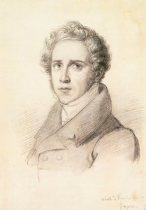 Portret van de Italiaanse componist Vincenzo Bellini