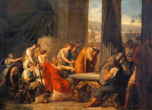 Odysseus aan het hof van Alcinous