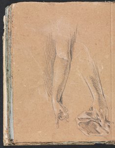 Verona Schetsboek: Armen en handen met draperie (pagina 78)