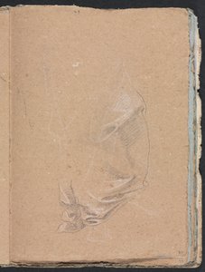 Verona Schetsboek: Draperiestudie (pagina 57) door Francesco Lorenzi