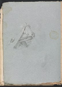 Verona schetsboek: Draperiestudie pagina 10, 1760 door Francesco Lorenzi