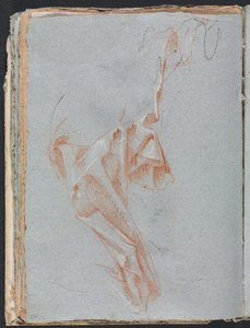 Verona Schetsboek: Draperiestudie pagina 38