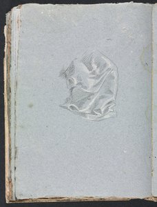Verona Schetsboek: Draperiestudie pagina 94, 1760 door Francesco Lorenzi