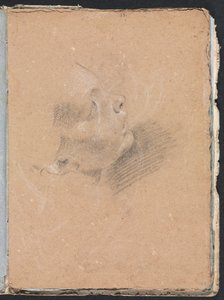 Verona Schetsboek: Vrouwelijk profiel (pagina 65) door Francesco Lorenzi