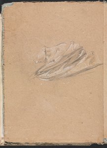 Verona Schetsboek: Hoofd en schouder met draperie (pagina 14)