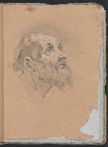 Verona Schetsboek: Monnik pagina 25, 1760 door Francesco Lorenzi
