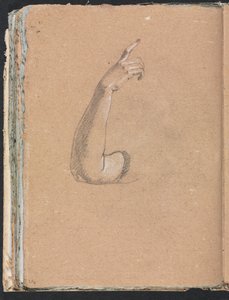 Verona Schetsboek: Rechterarm en hand (pagina 66) door Francesco Lorenzi