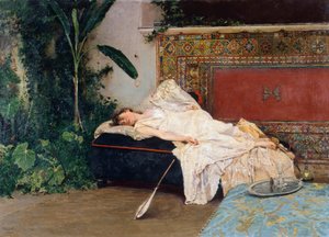 De Siësta door Francesco Netti