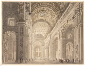 Interieur van de Verlichte Sint-Pieter