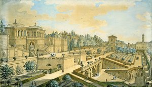 Uitzicht op Rome