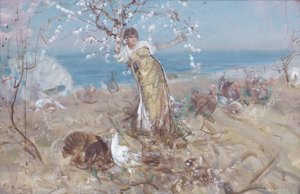 In de vreugde van de zon door Francesco Paolo Michetti