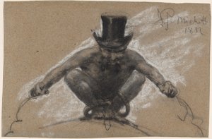 Satan Rijdt en Bestuurt de Wereld door Francesco Paolo Michetti