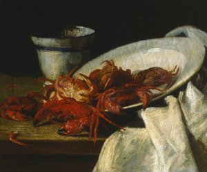 Stilleven met schaaldieren