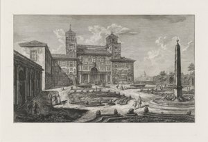 De Villa Medici door Francesco Piranesi