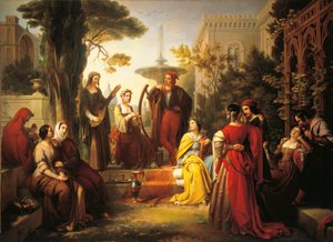 Italië, Treviso, Vertellers van Decameron