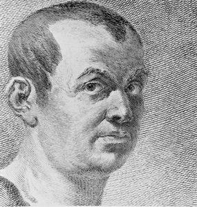 Portret van Giovanni Battista Piranesi (detail)