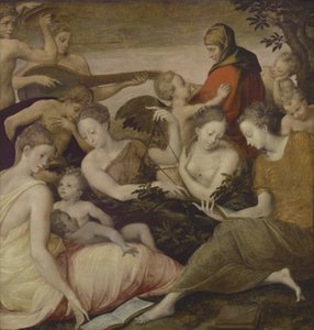 De Kunst van Muziek door Francesco Primaticcio