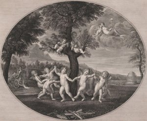 Amorini Vieren de Ontvoering van Proserpina, 1805-12 door Francesco Rosaspina